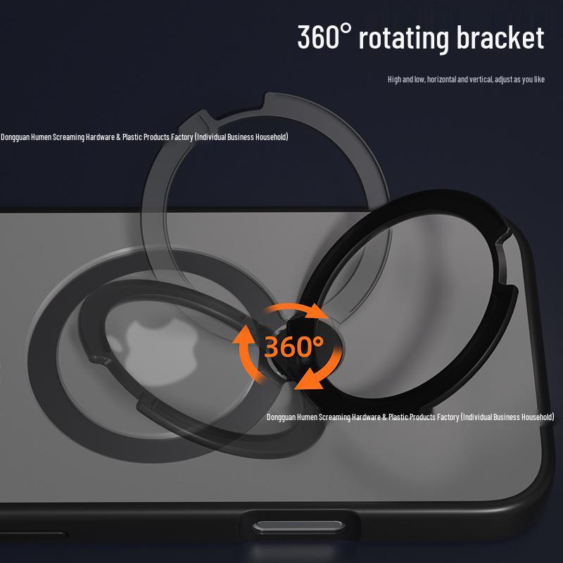 Apple iPhone 17 Pro 360° Rotating Stand Magnetic Protective Case with Anti-Fall Skin Feel