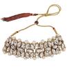 Latest Choker Design Antique Kundan Traditional Necklace Jewellery Set for Women