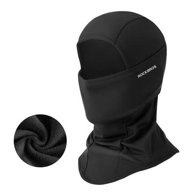 Rockbros Cache-cou Balaclava pour le Froid Balaclava avec Polaire Masque Facial Chaud pour et Autres Sports et Activités Extérieures Unisexe Hiver, Protection, Doublure,