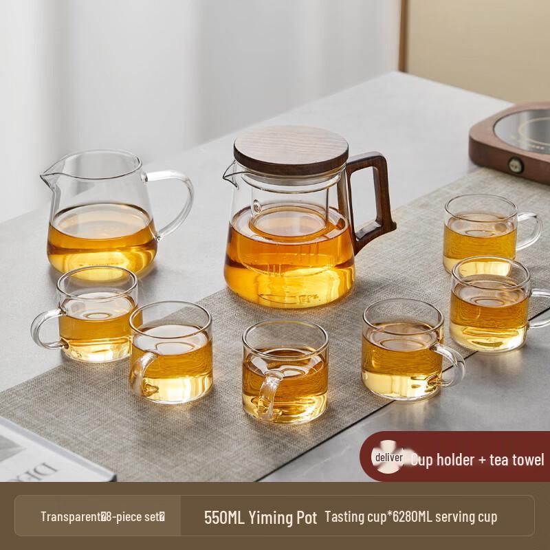 Handun 8-Piece Glass Tea Set