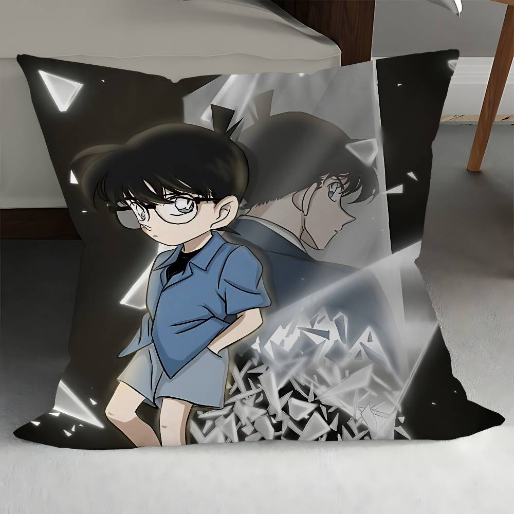 Anime Detective C-Conan Personalized Pillow Cover Kids Bedroom Wild Party Decor Pillowcase Kid Birthday Shower Gift