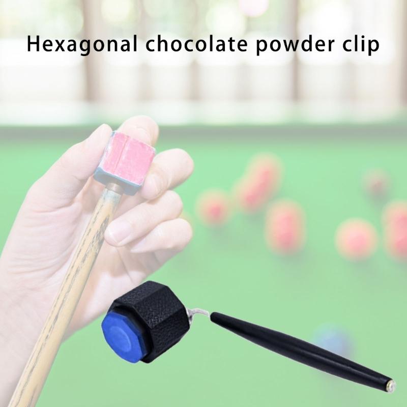 Snooker Cue Chalk Box Slip-in Pocket Pool Cue Chalk Bag Light Weight Chalk Carrying Case Billiard Accessories
