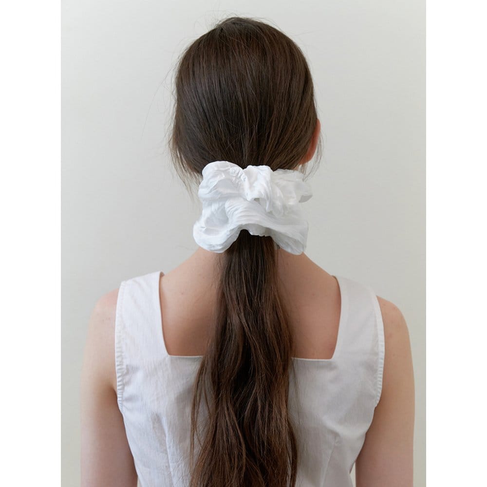 Meringue Silky Scrunch - White