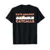 Cats Against Catcall Feminist Empowered Unisexs Feminism T Shirt Vintage Top For Everyday Wear Breathable Fashion