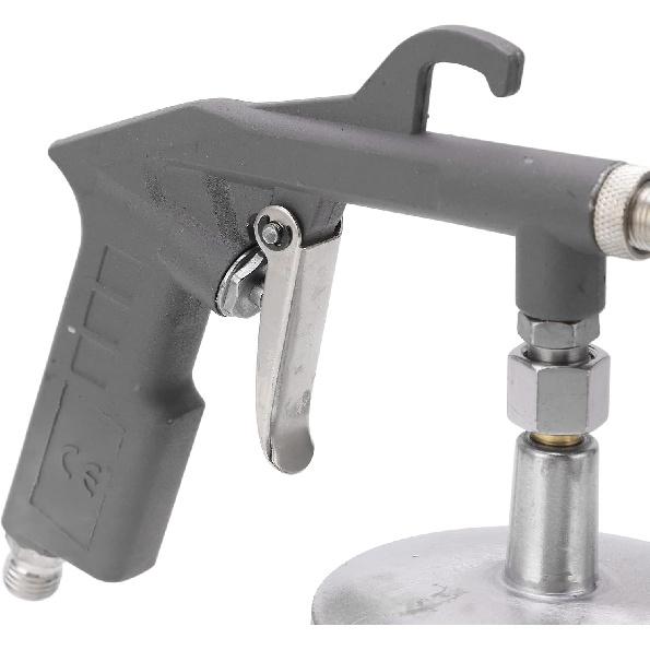 Sandblaster Gun Kit, Air Sand Blasting Gun, Air Undercoating Spray Gun With750cc Aluminium Cup, for Rubberized Undercoat, Proofing