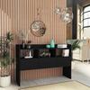 VidaXL Black Buffet 105x30x70 Cm Chipboard