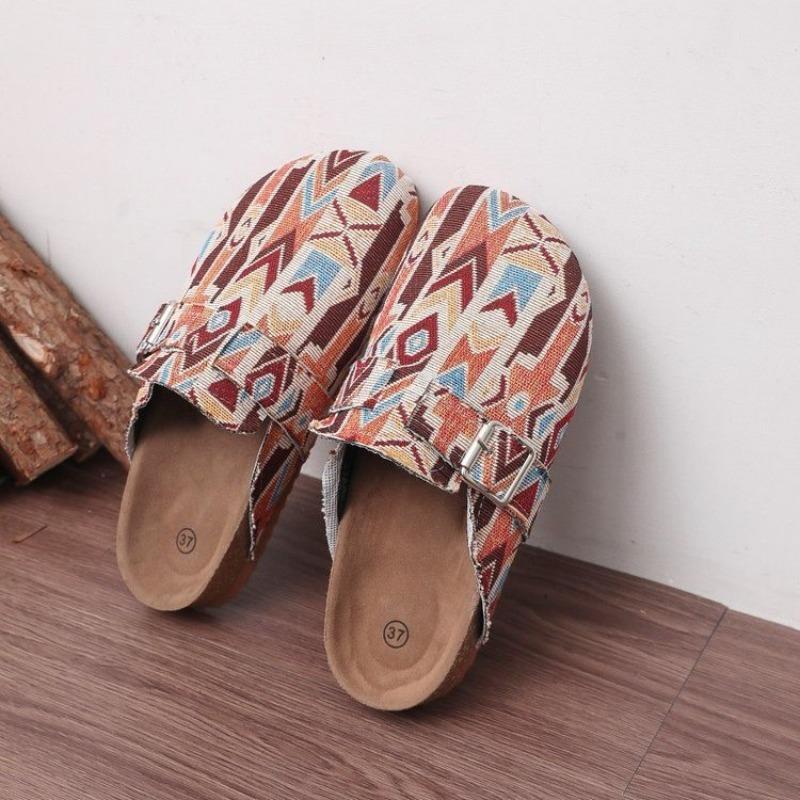 

Women’s Closed-Toe Platform Slide Sandals Chunky Summer Shoes 43 помаранчевий