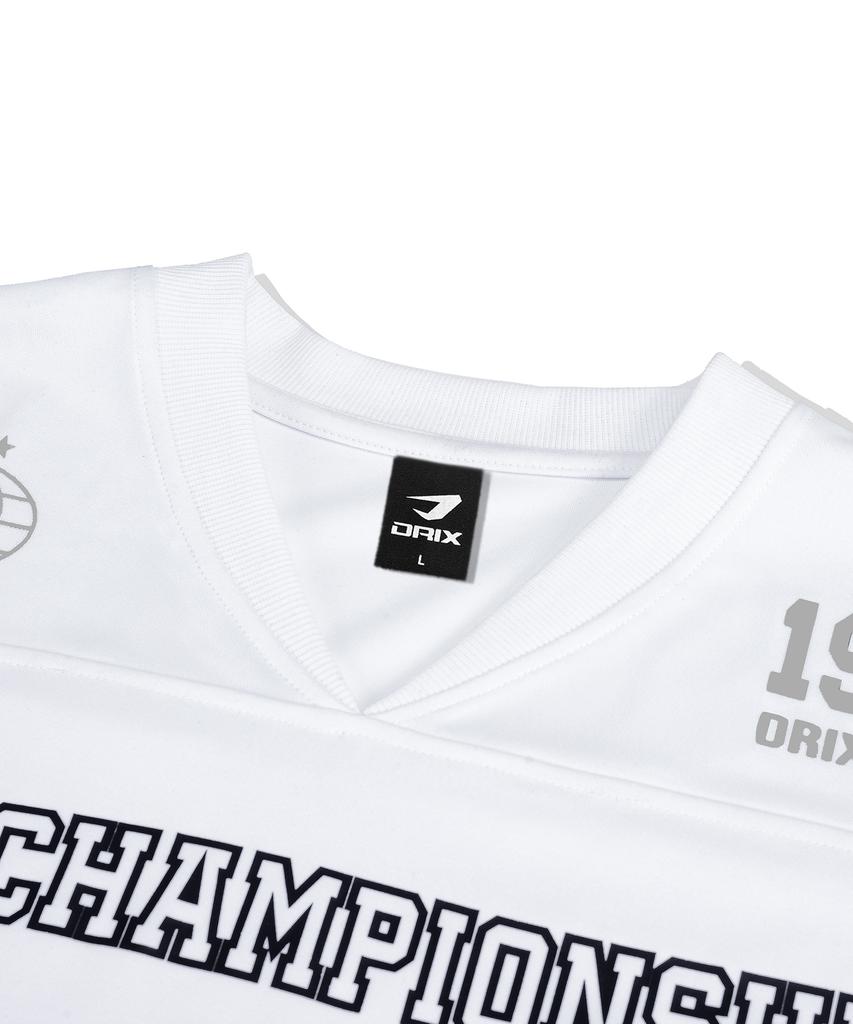 DRIX Rugby Oversized Jersey Long Sleeve_White