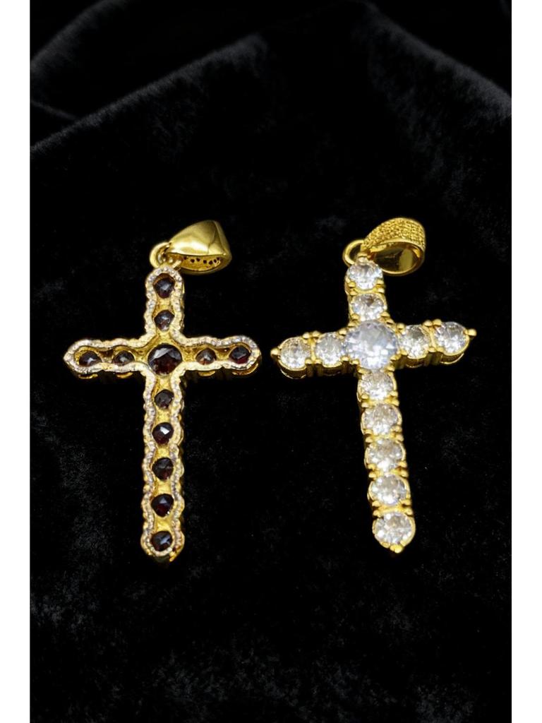 Trendy European Vintage Cross Pendant Necklace for Women - Personalized Hip Hop Jewelry