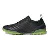Adidas Copa 19.1 Comfortable Versatile TF (Rubber Studs) Non-Slip Durable Soccer Shoes Men Soccer Shoes Black Green AC8206