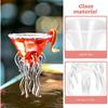 Hemoton 2pcs Octopus Cocktail Glass Creative Drinkware Bar Goblet Tools Snifters Unique Margarita Glasses Toasting Goblet Tumbler for Kitchen Bar