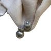 Personality Saturn Big Pearl Earrings Fashion Ins High Sense Front and Rear Earrings Personality Temperament Niche Design Women