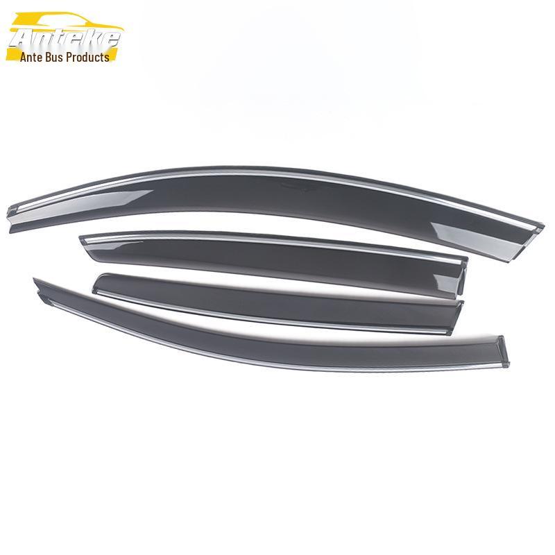08-15 Bora Rain Deflectors with Bright Trim and Sun Visor Decoration Stickers for Exterior