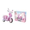 Mini Motorcycle Car Building Blocks For Kids Electric Car Assembling Model Toys Early Learning Birthday Gifts For Girls Boys