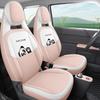 Panda Mini Cartoon Car Seat Cover, Full Wrap, Cute Leather for All Seasons