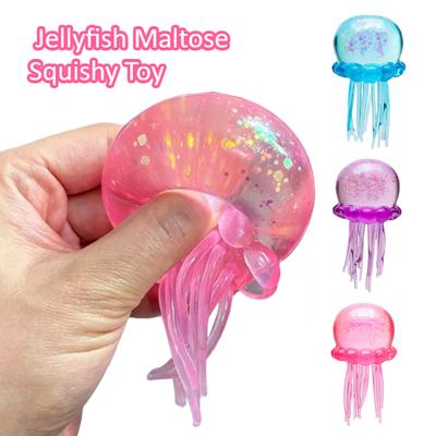 Needoh Qualle Maltose Squishy Spielzeug Weiche Farben Niedliche Quallenform Stressabbau Entspannung Lustiges Spielzeug für Freunde Geschenke