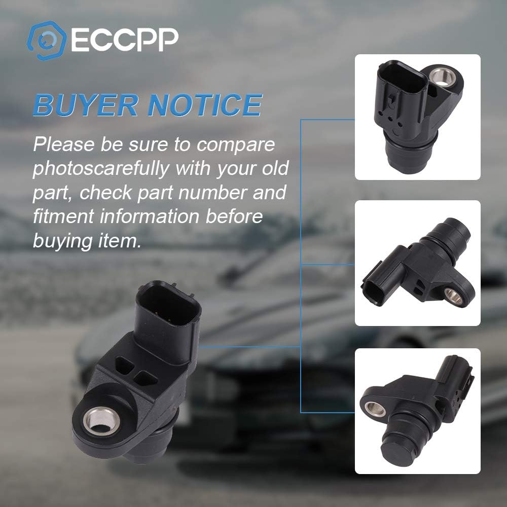 ECCPP 2PCS Camshaft Position Sensor Fit For 2007-2012 for Acura RDX 2002-2006 for Acura RSX 2004-2008 for Acura TSX 2003-2007 for Honda for Accord