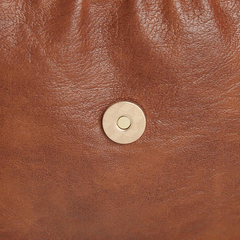 PU Handy-Tasche Damen Kleine Tasche Einfarbige Umhängetasche