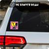 PVC Warning Signs Car Stickers Waterproof Sunscreen Labels for Vehicle Safety Warning Decals HE24