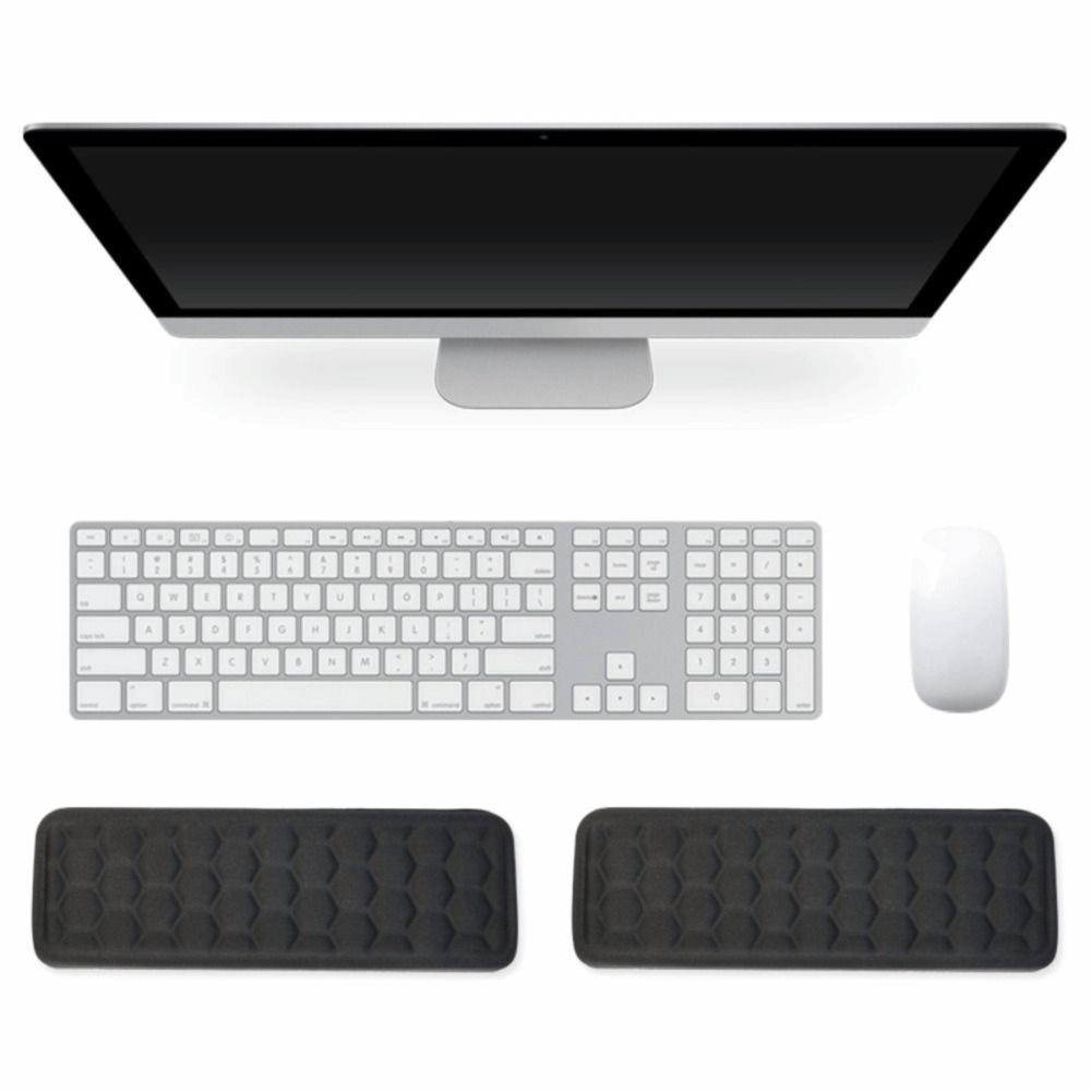 L-Shaped Desk Elbow Pad Memory Foam Desk Edge Cushion Universal Wrist Rest Computer Keyboard