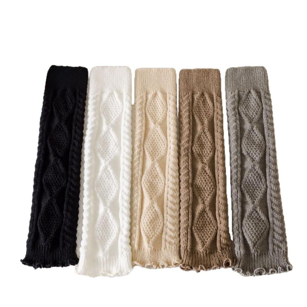 Chunky Knit Leg Warmers - Slimming Calf Socks for Autumn/Winter