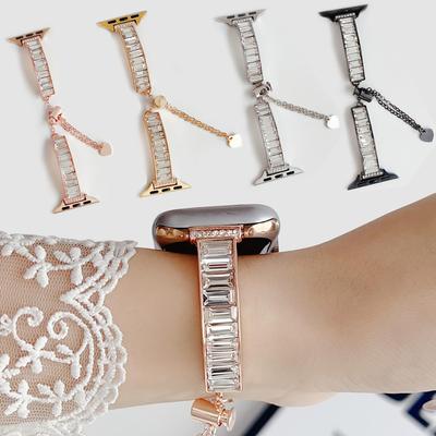 Fashion Crystal Diamond Smartwatch Strap for Apple Watch 38-49mm