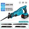 388VF 1500W Cordless Electric Reciprocating Saw with 4 Blades Saber Saw Wood Metal Cutting Tool For 18V Battery
