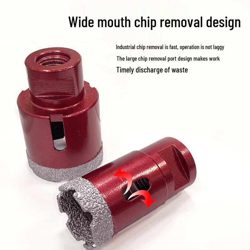 Pânză diamantată brazată M14 pentru gresie, marmură, piatră, sticlă - Bit de găurit pentru polizor unghiular pentru mărirea găurilor