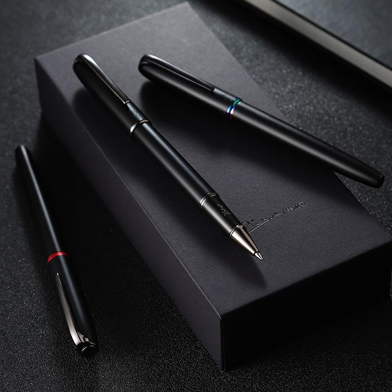 Picasso 916 Pimio Fine Quality Metal Roller Ball Pen Titanium Black Matte Barrel For Business Writing Gift Pen