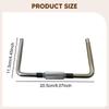 Adjustable Rack Clamp for Drum Stands, Cymbal Holders, Double L-, Holders; Zinc Alloy Design;
