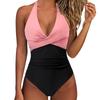 One Piece Badedrakt Dame Badetøy Sommer Push Up Bikini Solid Badedrakter Strandklær Monokini Plus Size Badedrakt Dame