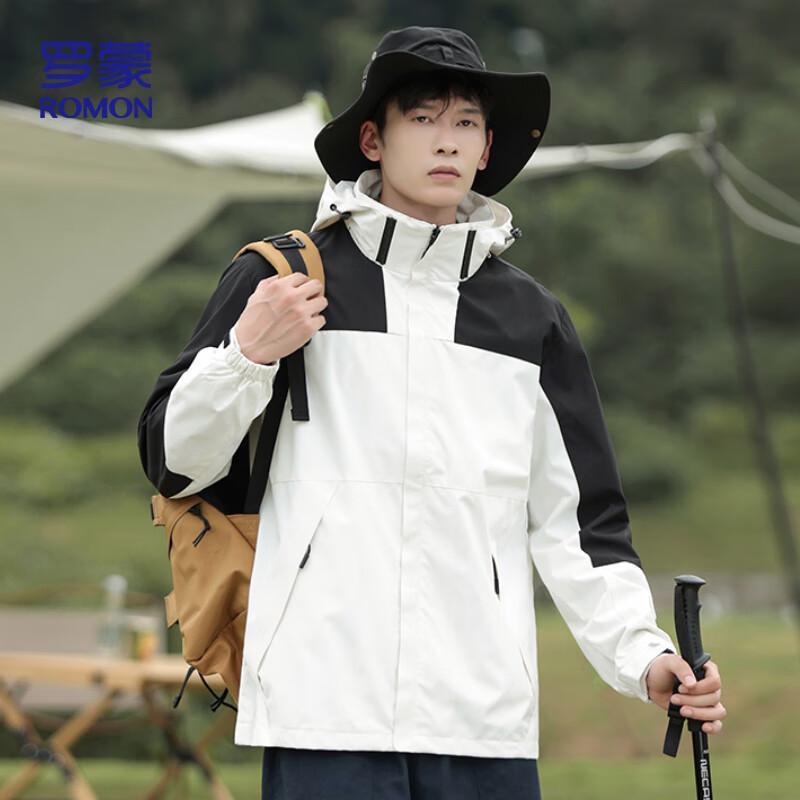ROMON S Unisex Hooded Outdoor Windbreaker Jacket FY01