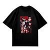 T-shirt Collage Rouge du Groupe Stray Kids, Photo Montage des Membres avec Texte Stray Kids, T-shirt Oversize pour Fan de K-Pop