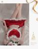 Roselike Velvet Christmas Lingerie Set - Heart Sweet Role Play Costume
