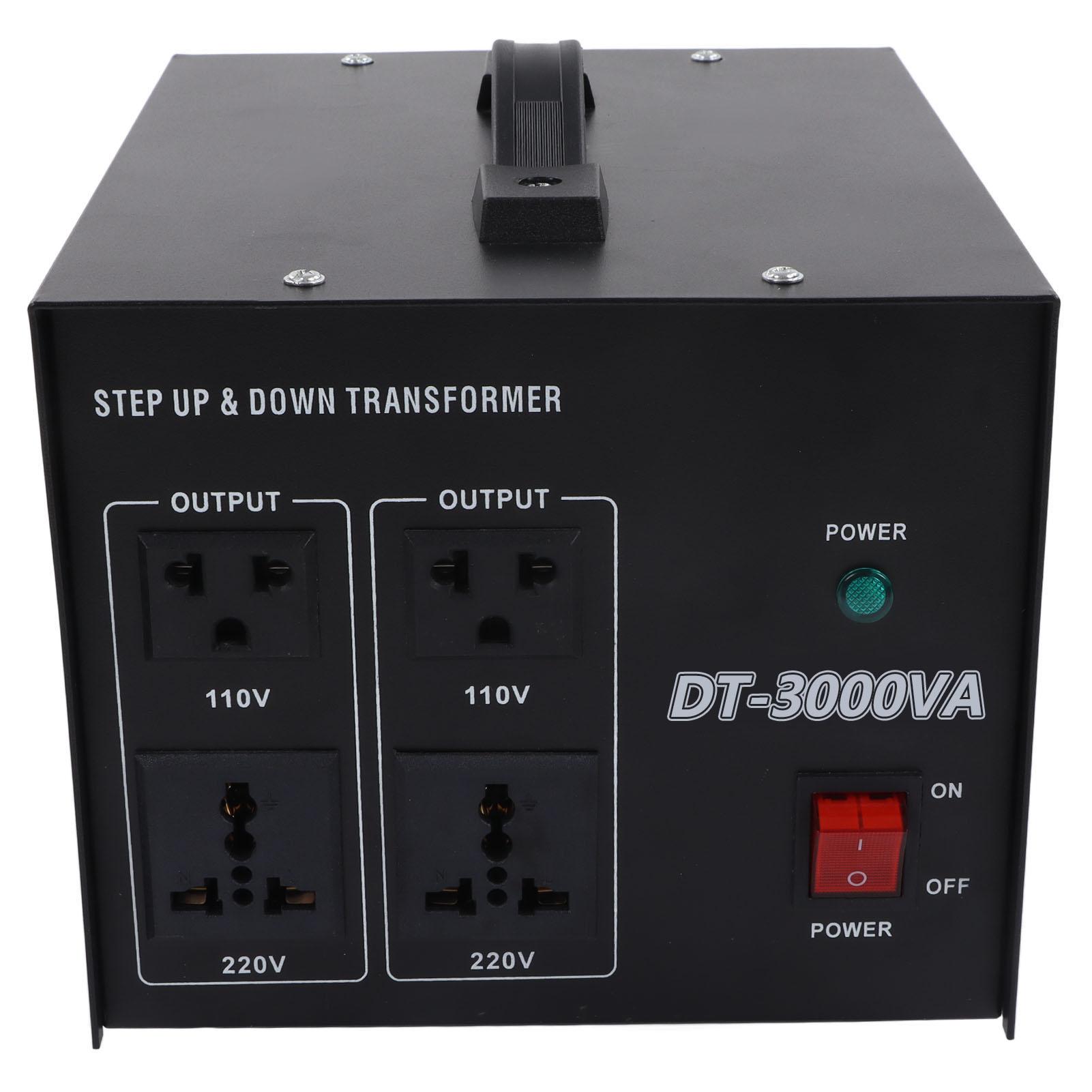 

Power Transformer Red Copper Coil Multifunctional Portable Heavy Duty Boost Buck Voltage Converter