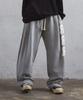 AMOU Rrr One Tuck Sweat Pants Gray
