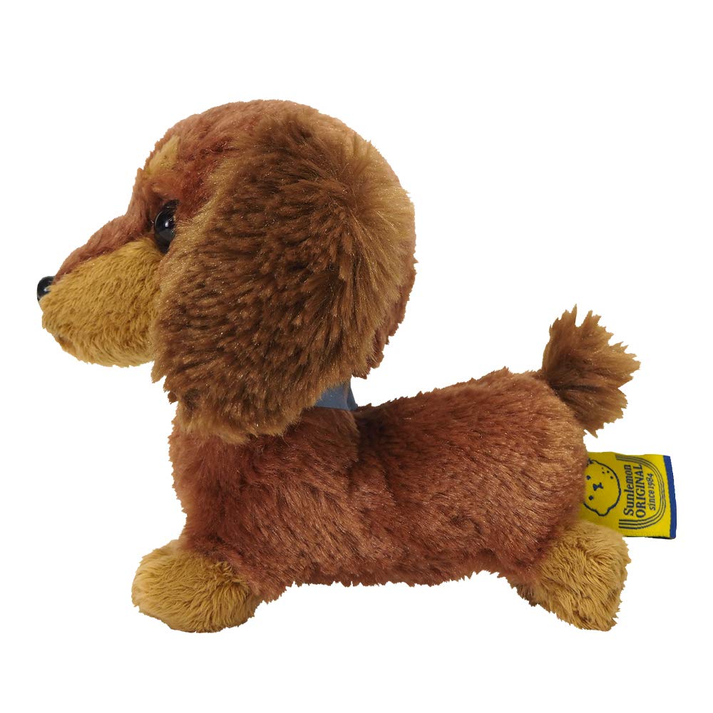 Sunlemon Pups Miniature Dachshund Brown S 13 X 16 X 14cm Stuffed Animal Dog P-5942