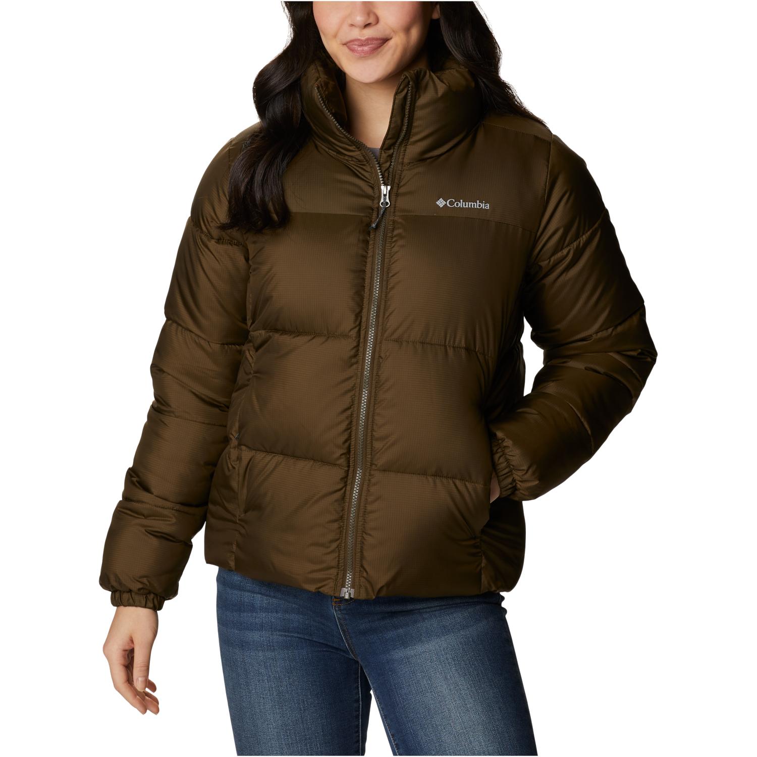 Columbia Puffect Jacket, Veste verte femme L vert