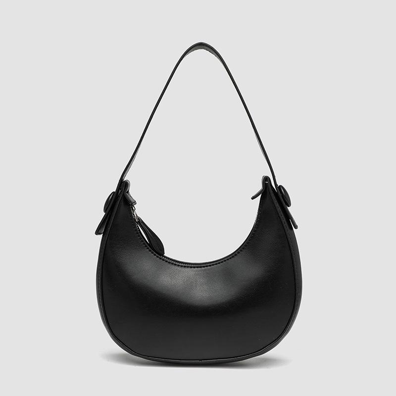 Niche design crescent moon bag women's 2025 spring and summer new popular underarm bag Internet celebrity versatile portable shoulder bag