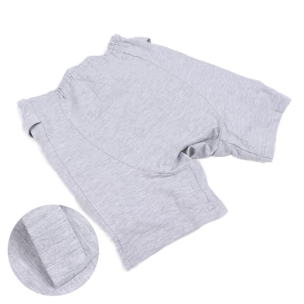 Elderly Hip Protection Shorts Breathable Sweat Absorbing Safety Hip Protector Pants Grey