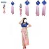 One Piece Nico Robin Skirt Anime Cosplay Costume Halloween Tops Decorated Perfect For Comic Exhibitions And Party Events.