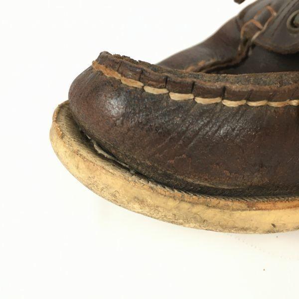 Paraboot Deck Leather Shoes Dark Brown size 27.0-28.0 Men's