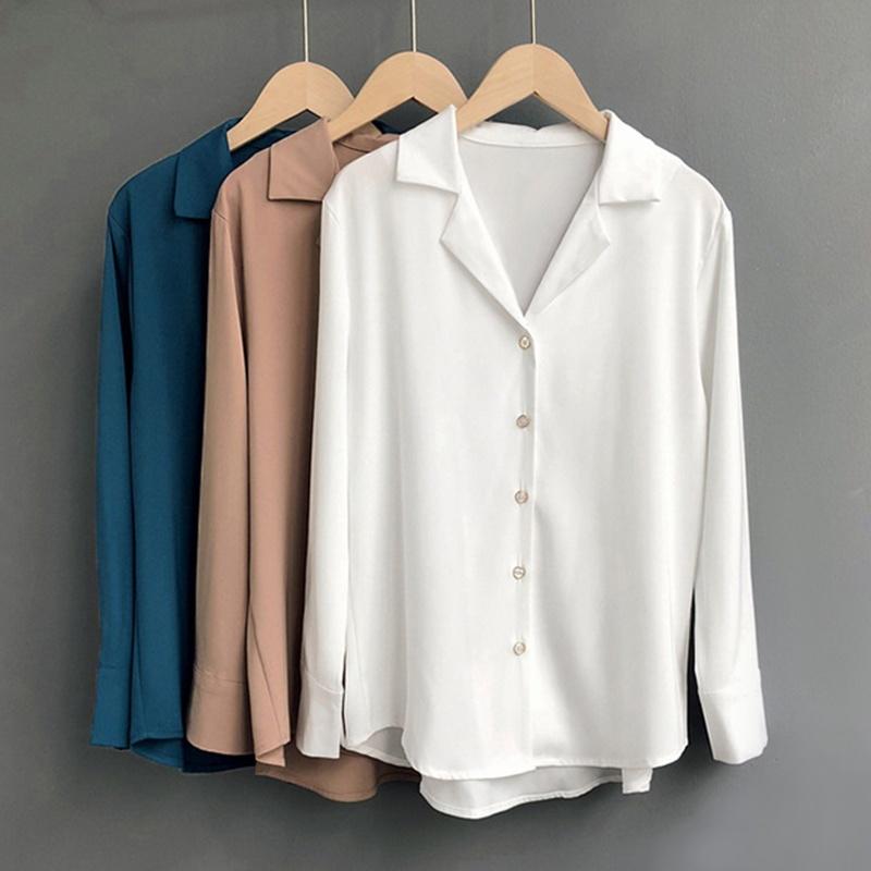 Buy Women's Ladies Notched Lapel Shirt 