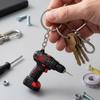 Cool Design Electric Drill Key Chain Lifelike Handheld Drill Pendant Drill Key Ring  Key Accessory
