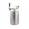 Stainless Steel Mini Keg Beverage Dispenser Easy to Clean Refreshment