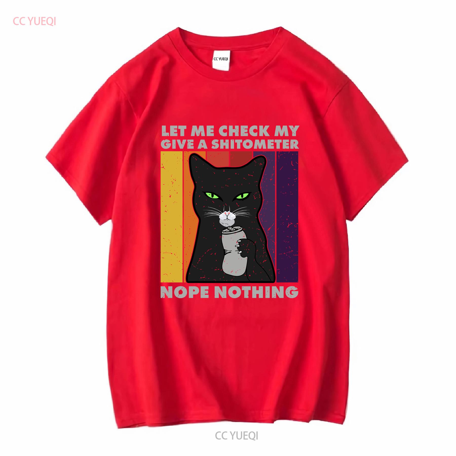 Let Me Check My Give a Shitometer T Shirt Sarcastic Humor Funny Indifference Cotton Apparel for the Unbothered vintage Washed S