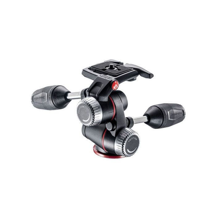 Arborescence 3D-Kugelkopf - Manfrotto - Mhxpro-3W - Aluminium - Schwarz - Traglast 8 Kg