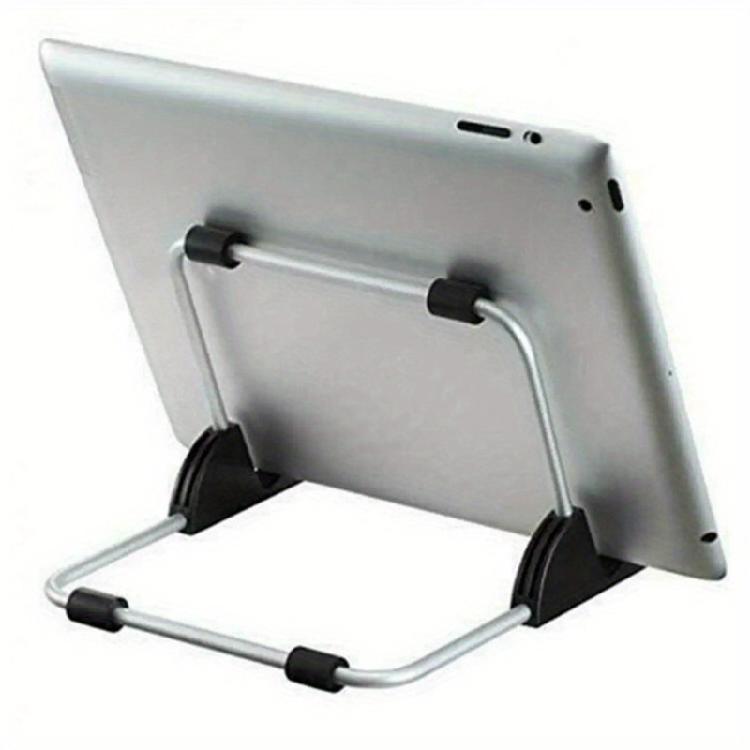 Space Saving Aluminum Tablet Stand Foldable Adjustable Tablet Holder For Home Office Travel Study Work and Travel Use