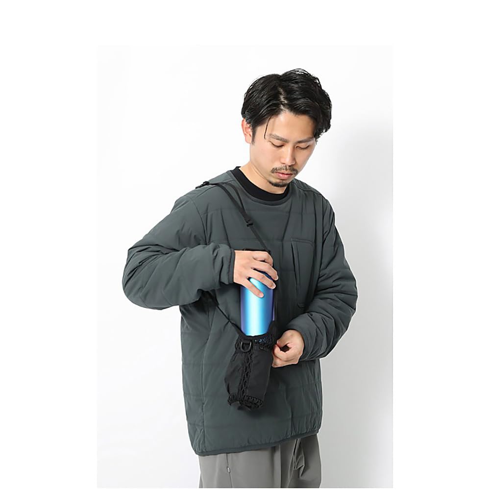 Snow Peak Double Face Mesh Bottle Black Carrier,