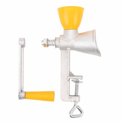 Manual Grain Mill Cast Iron Hand Operated Grinder with Table Clamp for Coffee Bean Corn Pepper